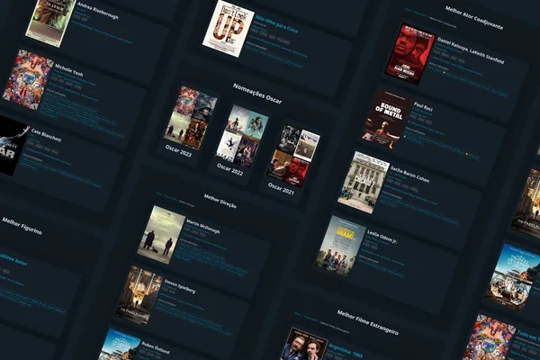 Screenshot do projeto Nomeações Oscar